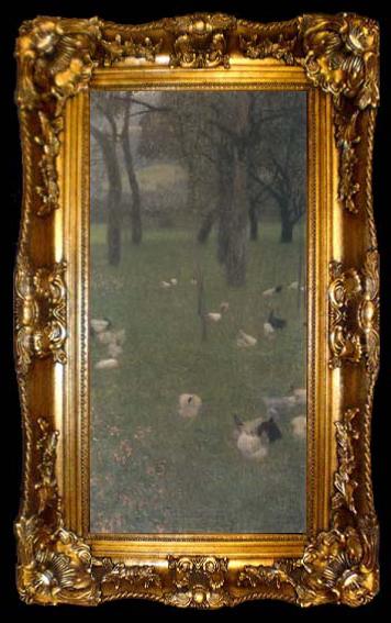 framed  Gustav Klimt After the Rain (mk20), ta009-2
